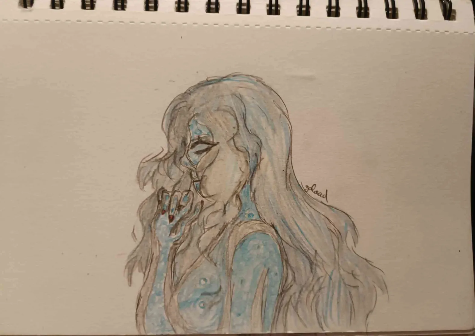 Hélène, la nymphe de la source, par Galaad Night