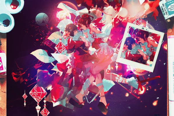 Entre deux mondes, par Ofty