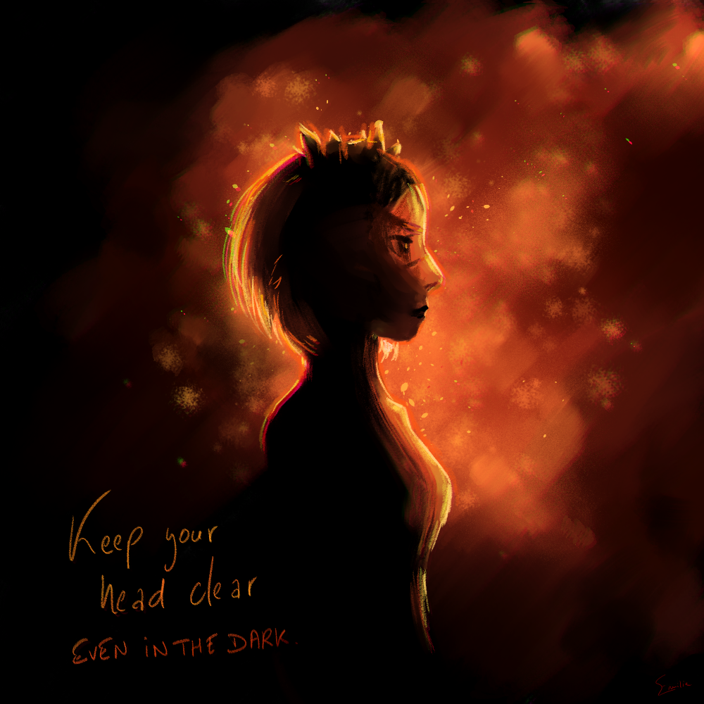 Even in the dark, par Milou