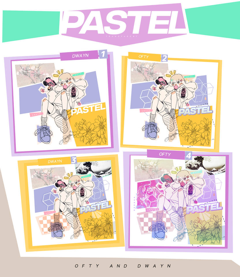 Pastel - Collaboration, par Ofty