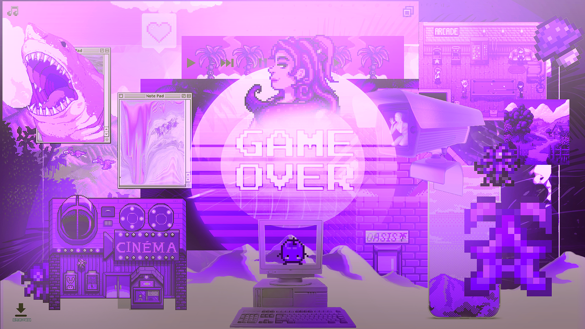 Stardew Valley Vaporwave, par Azumii