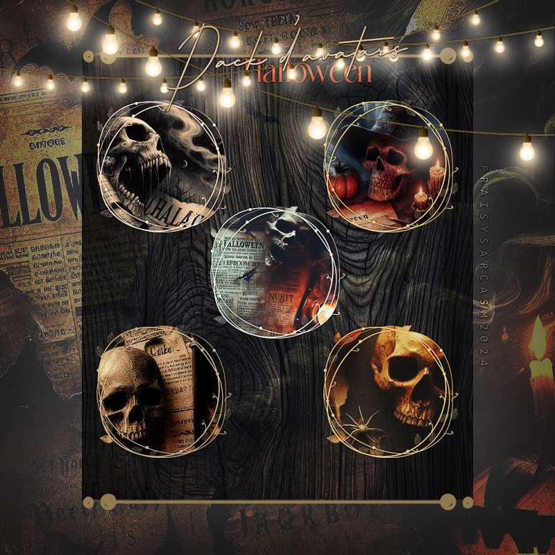 Pack Avatars Halloween 1, par Fraisy Sarcasm
