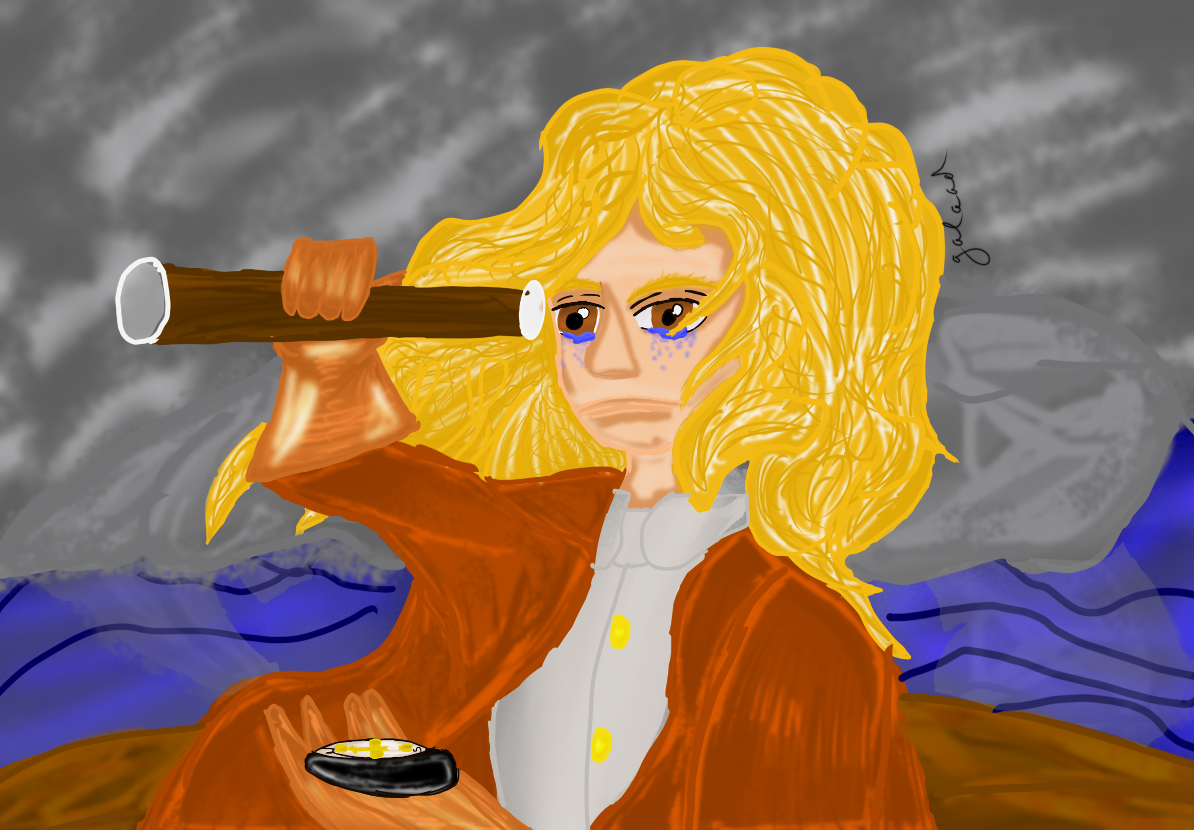 Une vue sur la mer, par Galaad Night