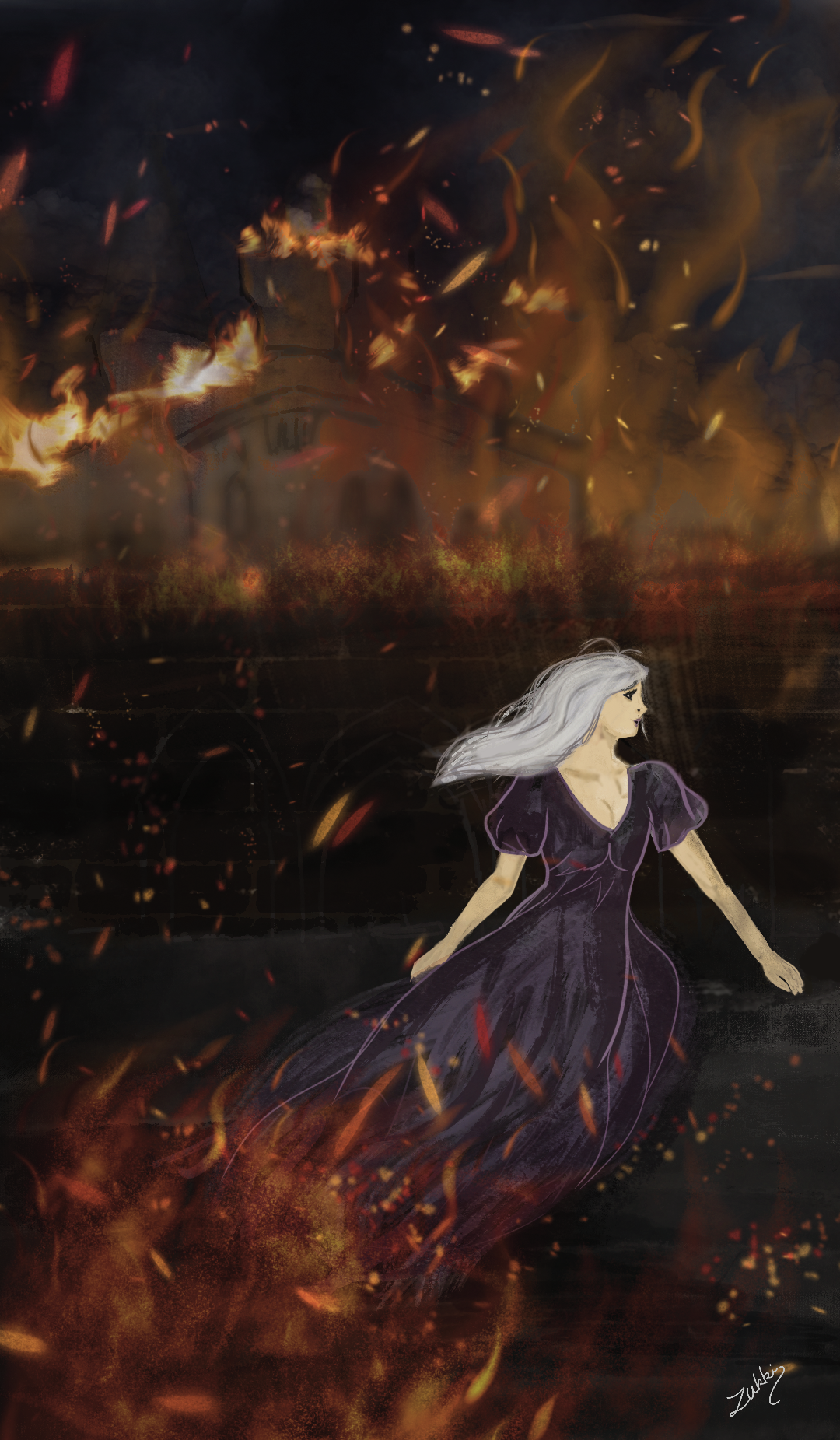 La fuite de Sanem, par Zukki