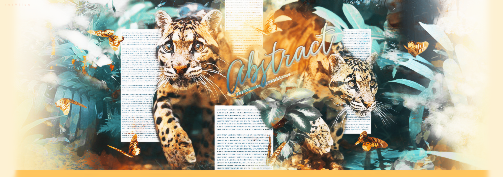 Abstract panthère, par Milou