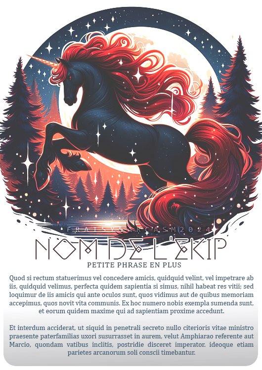 Licorne 5 • Aperçu, par Fraisy Sarcasm