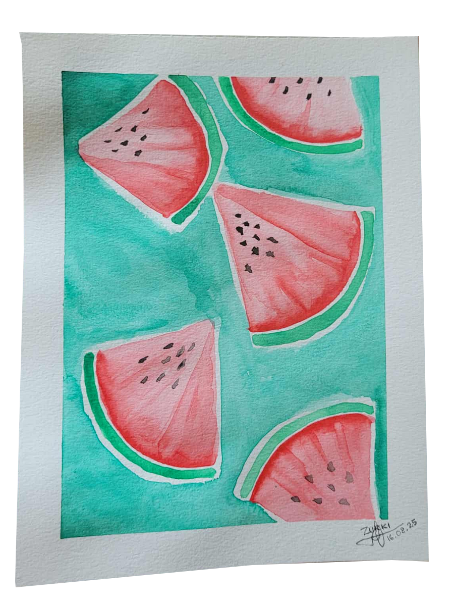 Pastèques, par Zukki