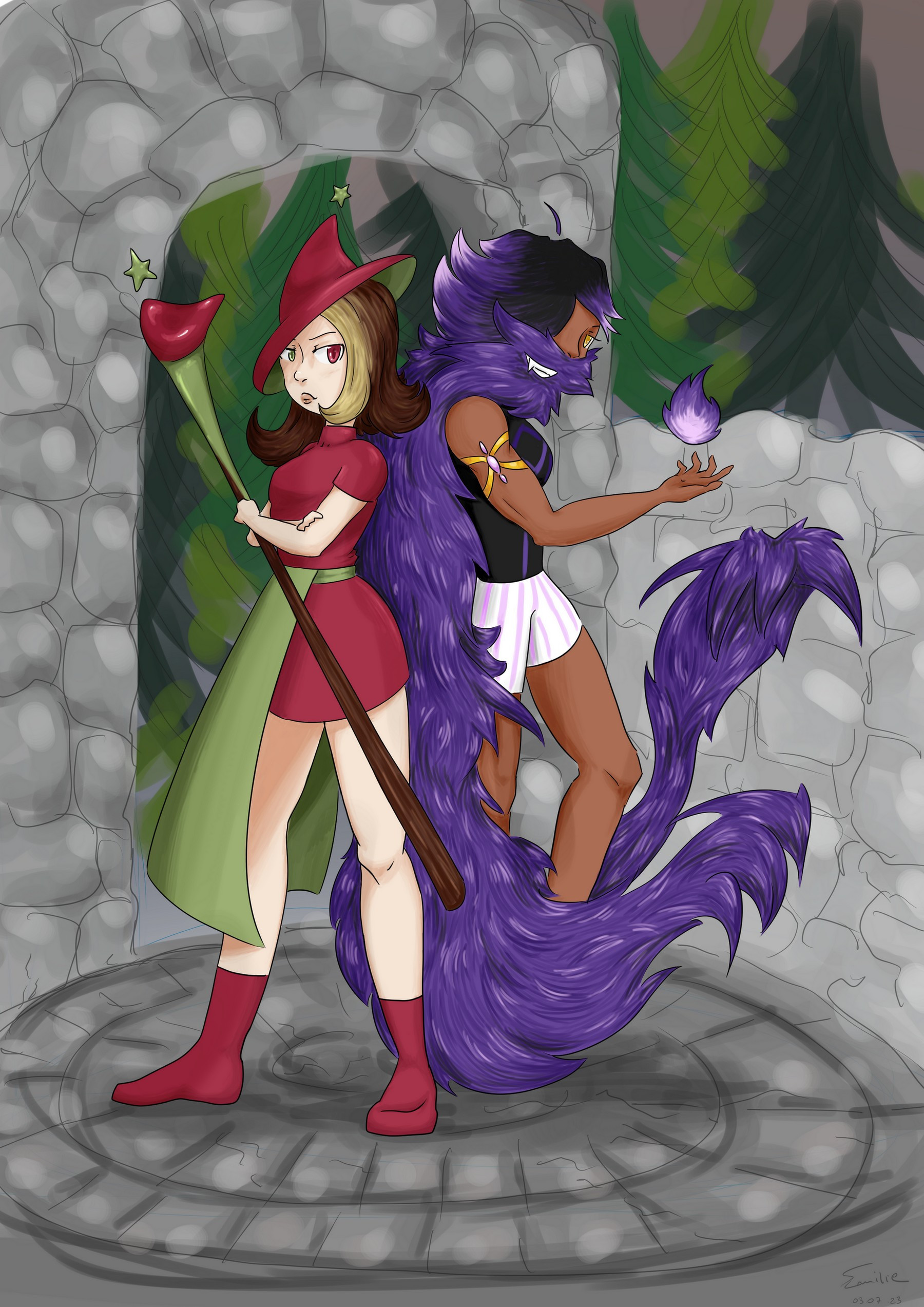 Art Fight attack, par Milou