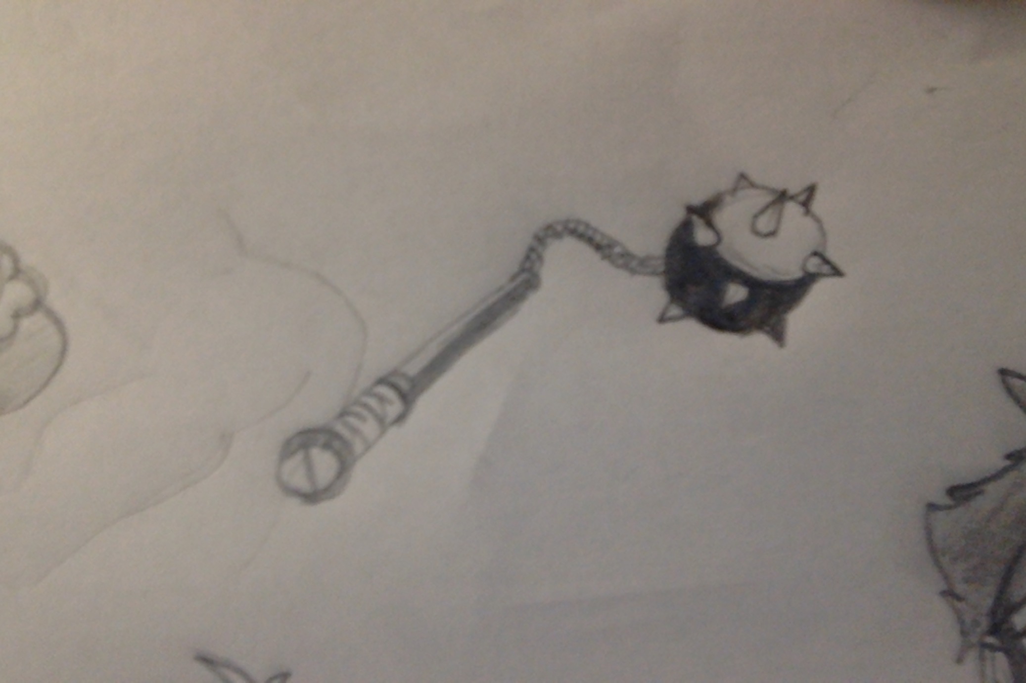 Dessin massue, par Saso