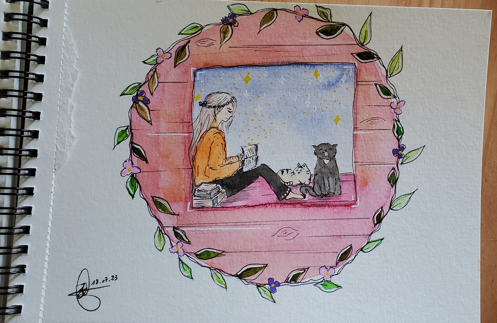 Un coin de tranquilité, par Zukki