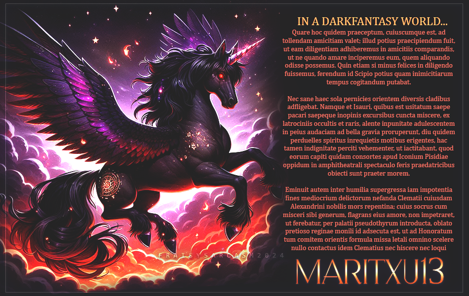 Fiches LS | Discord Créatif • Licorne 27, par Fraisy Sarcasm