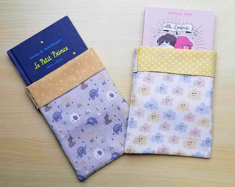 Pochettes à livres (format poche), par Milou