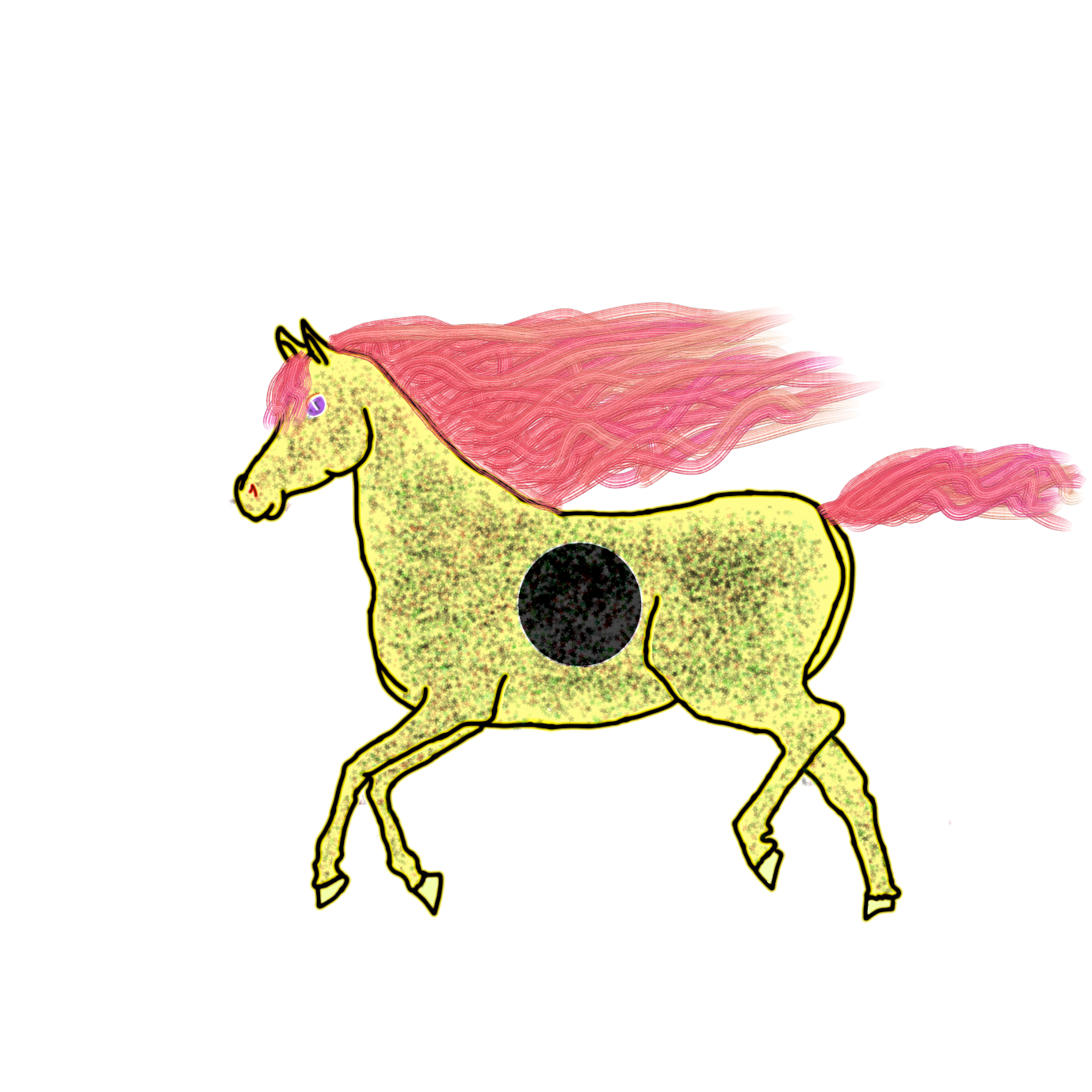 Nuit boréale citron éclipse, par Tempête d’automne