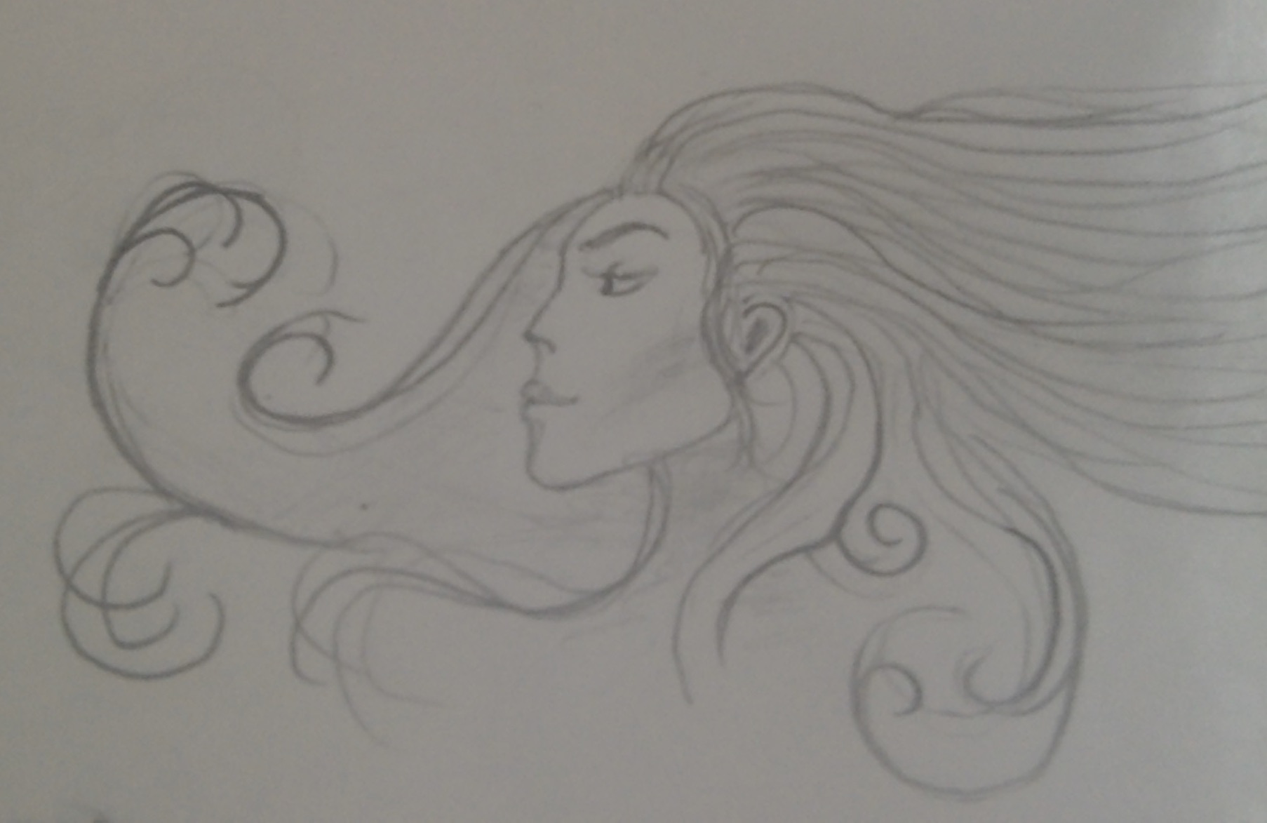 La fille du vent, par Saso