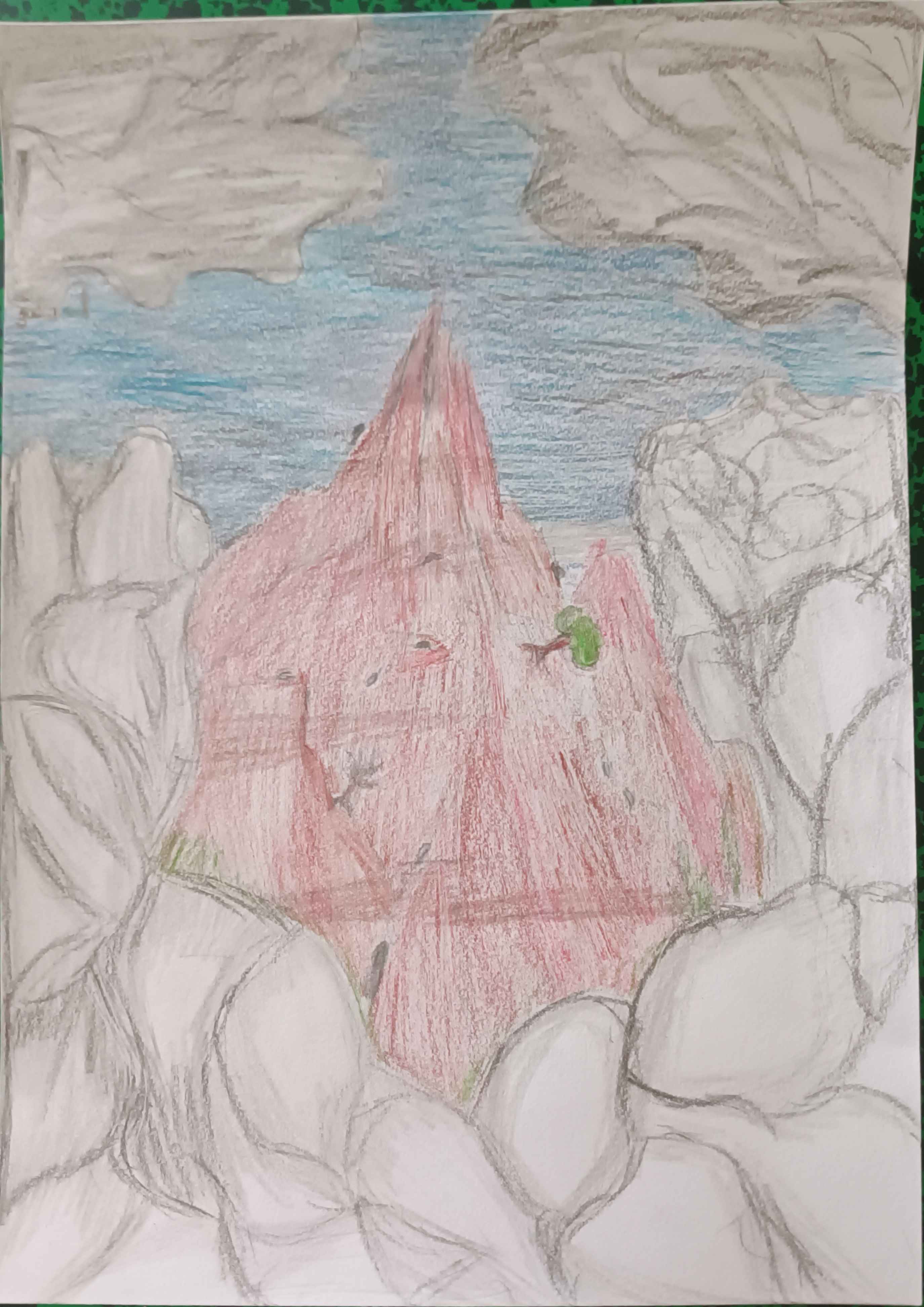 La montagne abandonnée, par Galaad Night