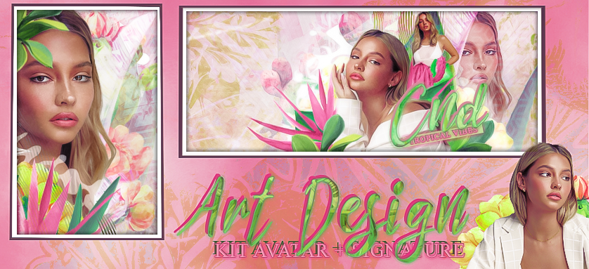 kit avatar et signature avec ressources imposées, par Pandora