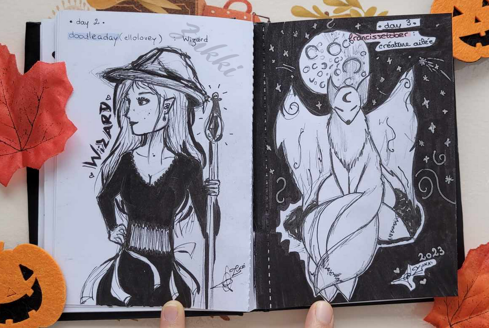 INKTOBER 2023, par Zukki