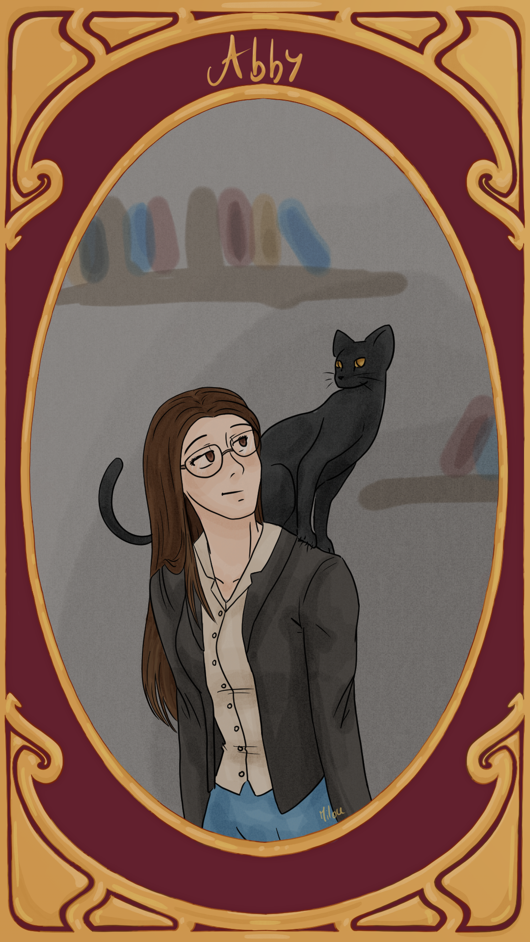 Cadeau de Noël Artemis, par Milou