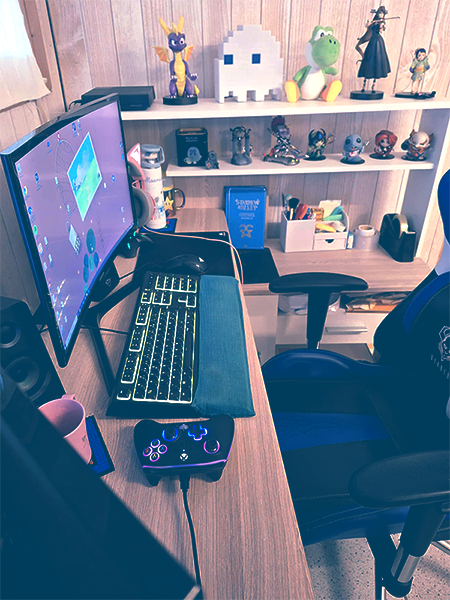 Bureau d'Azu, par Azumii