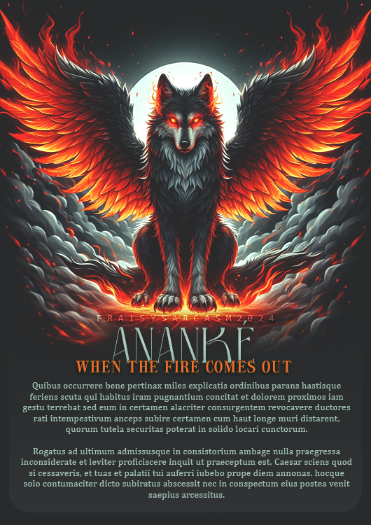 Fiches LS | Discord Créatif • Loup 06, par Fraisy Sarcasm