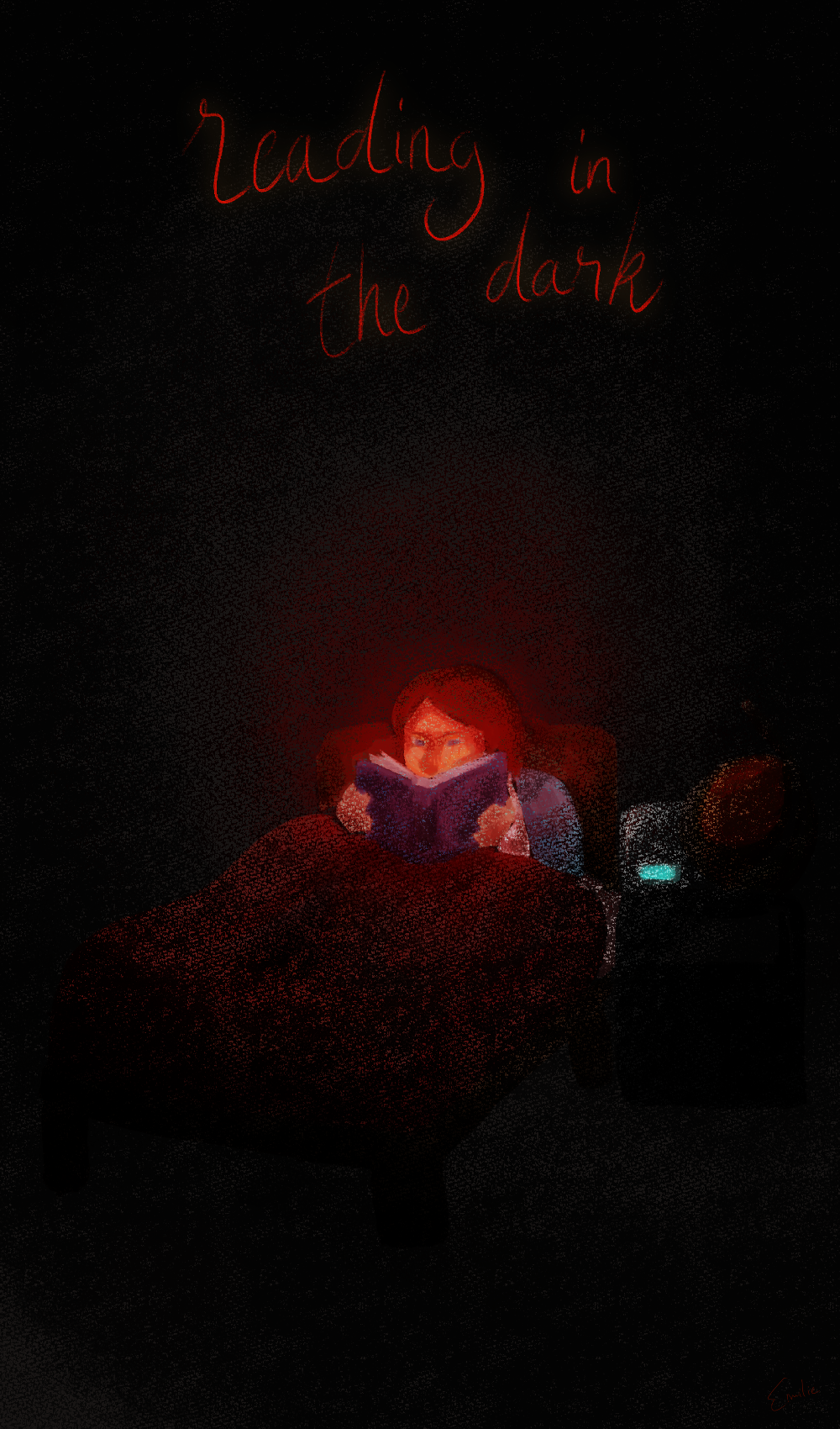 Reading in the dark, par Milou