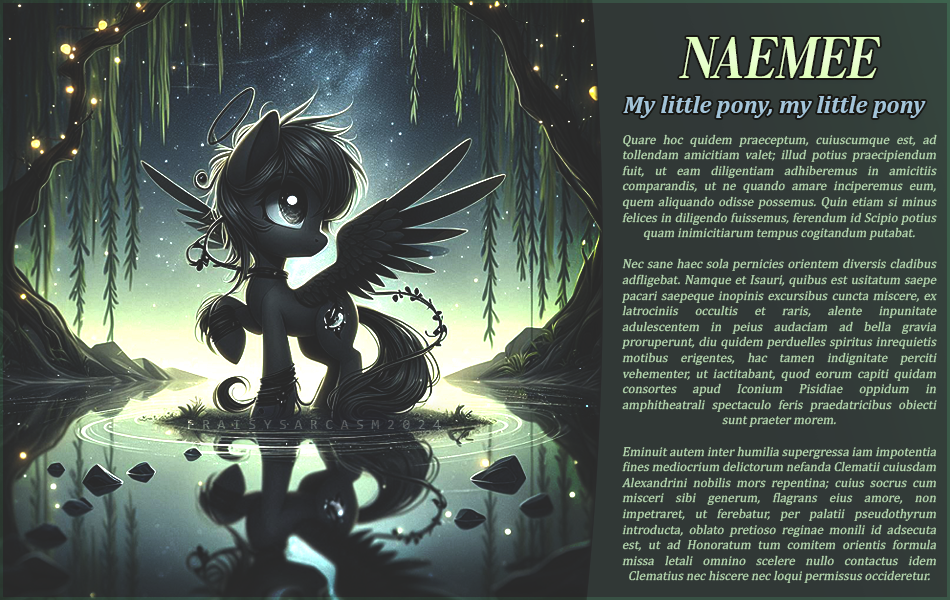 Fiches LS | Discord Créatif • Little pony 06, par Fraisy Sarcasm