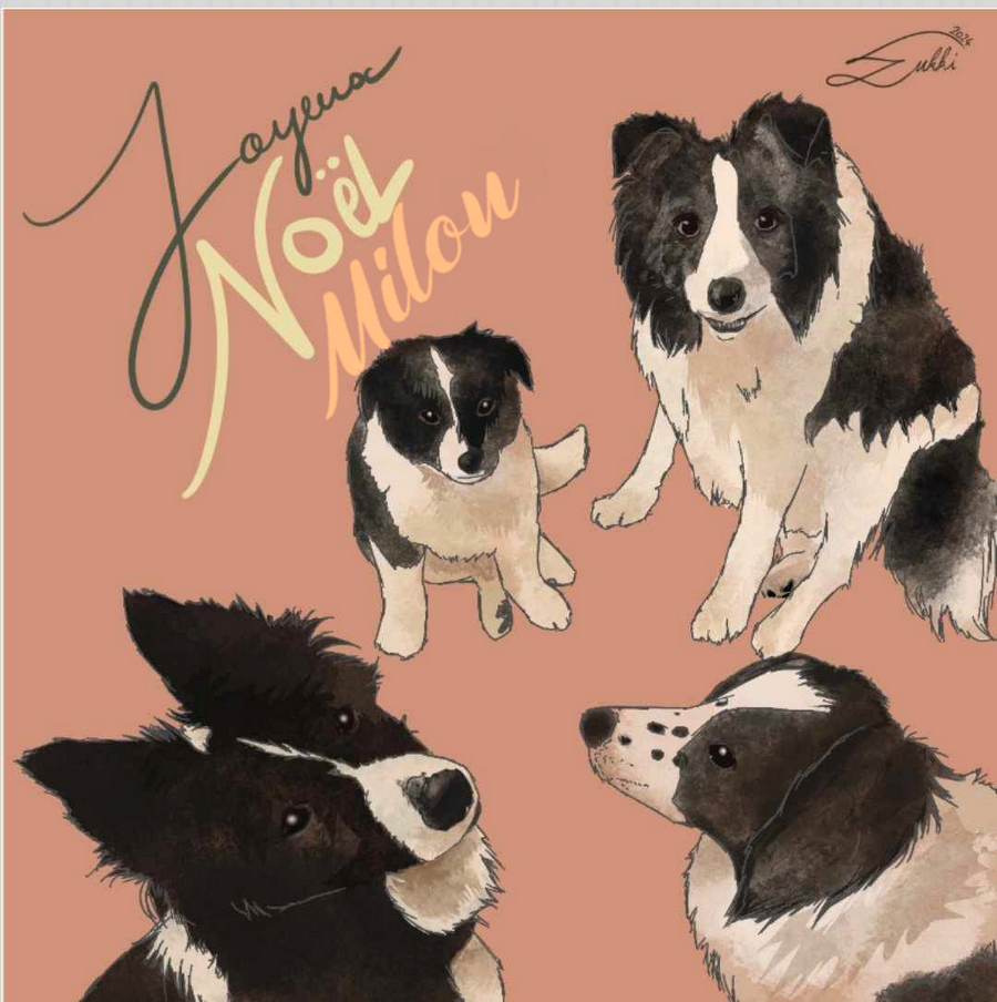 Le quatuor poilu, par Zukki