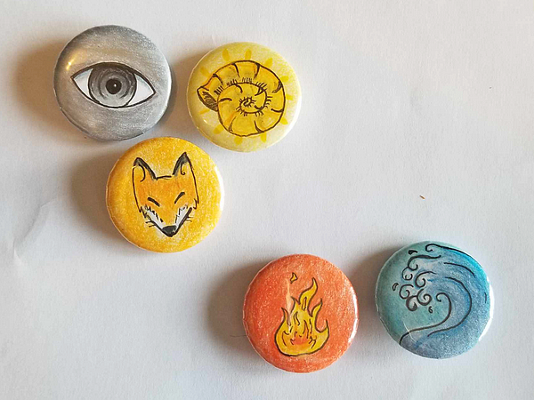 Badges LSDLN - LDDA, par Milou