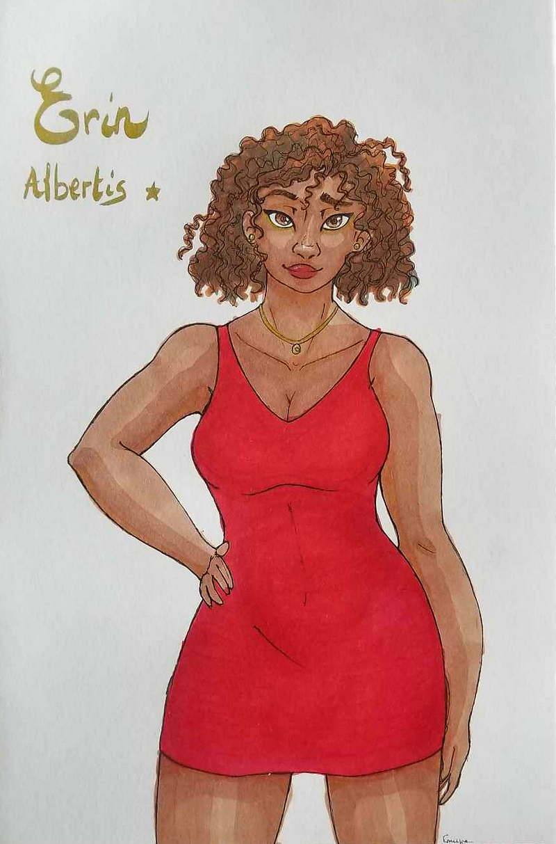 Erin Albertis, par Milou