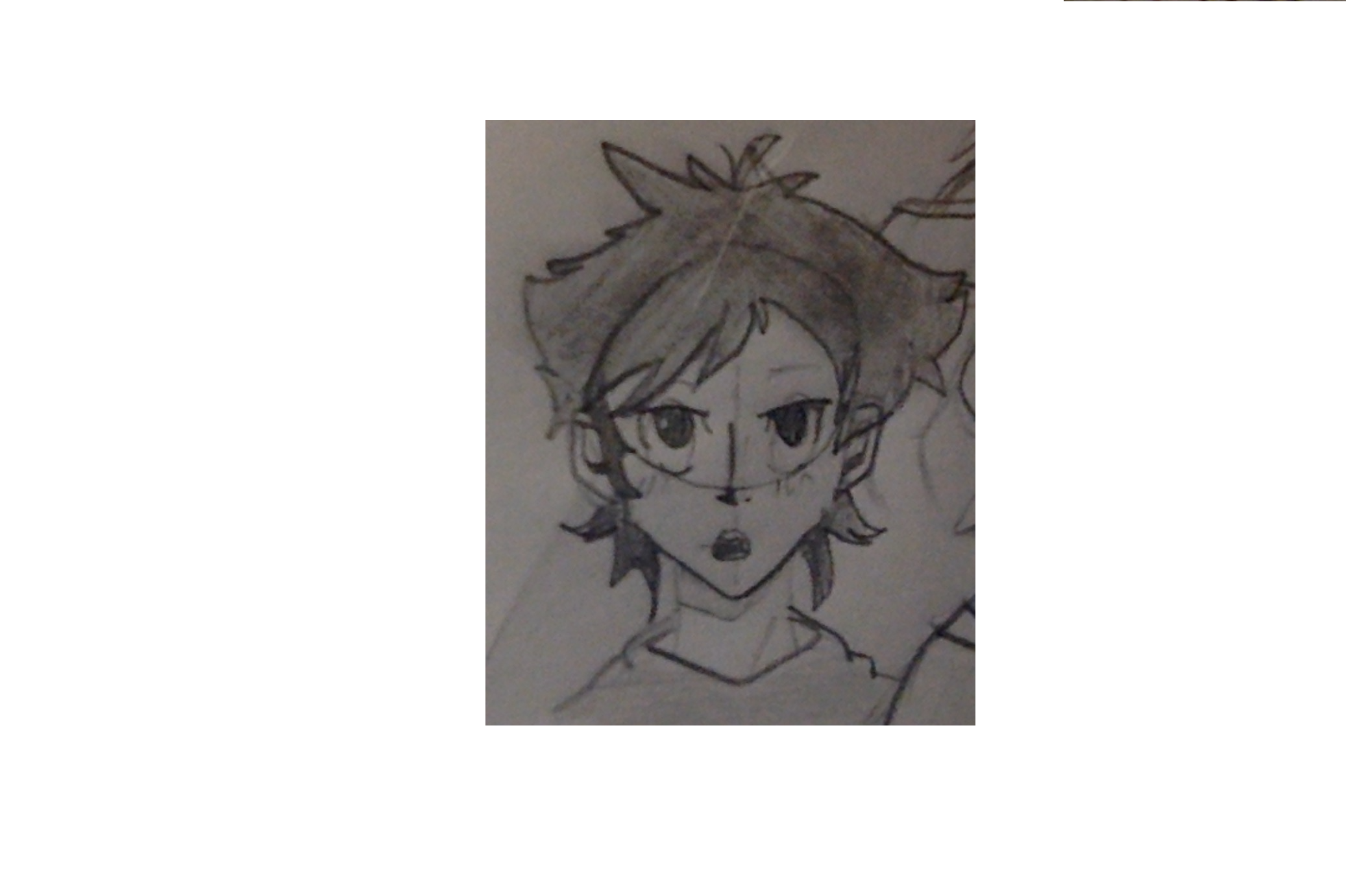 Dessin garçon manga, par Saso