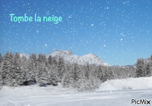 Paysage ennneigé, par Saso