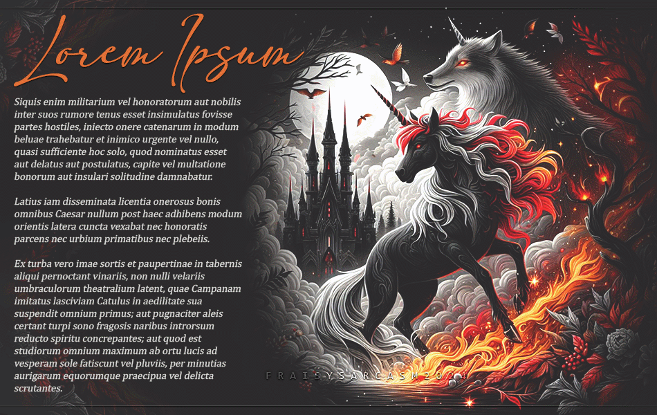 Fiches LS | Discord Créatif • Licorne 31, par Fraisy Sarcasm