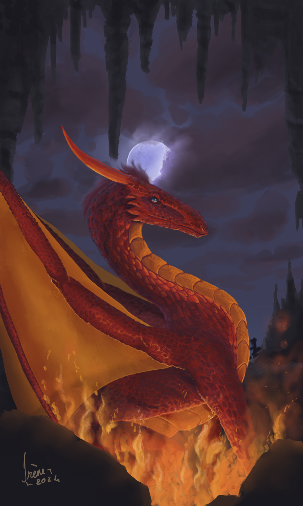 Red dragon, par Galad-El