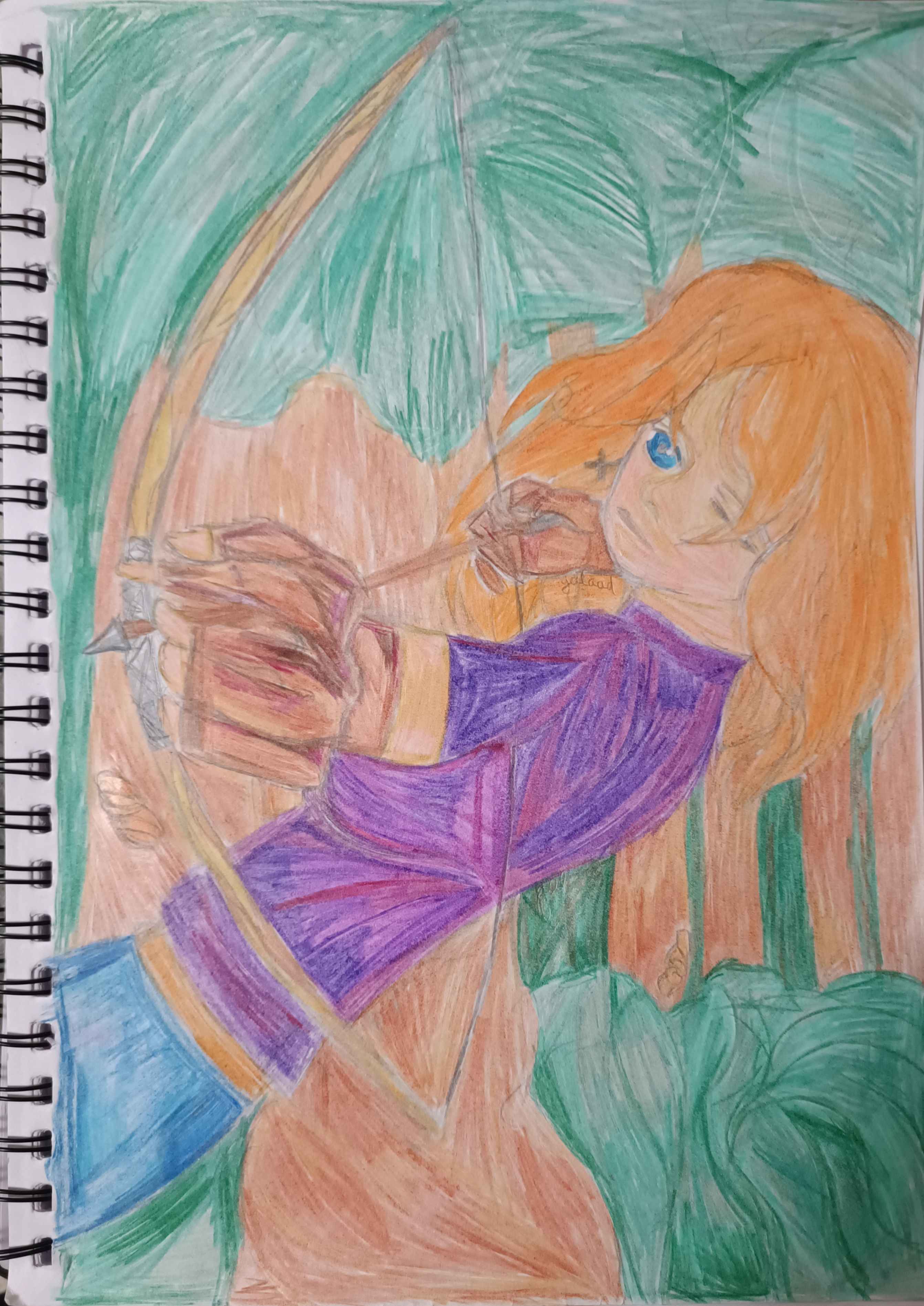 Bérénice, l'archère, par Galaad Night