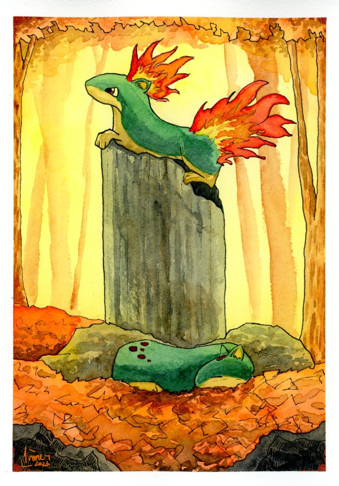 Aquarelle de vacances 4, par Galad-El