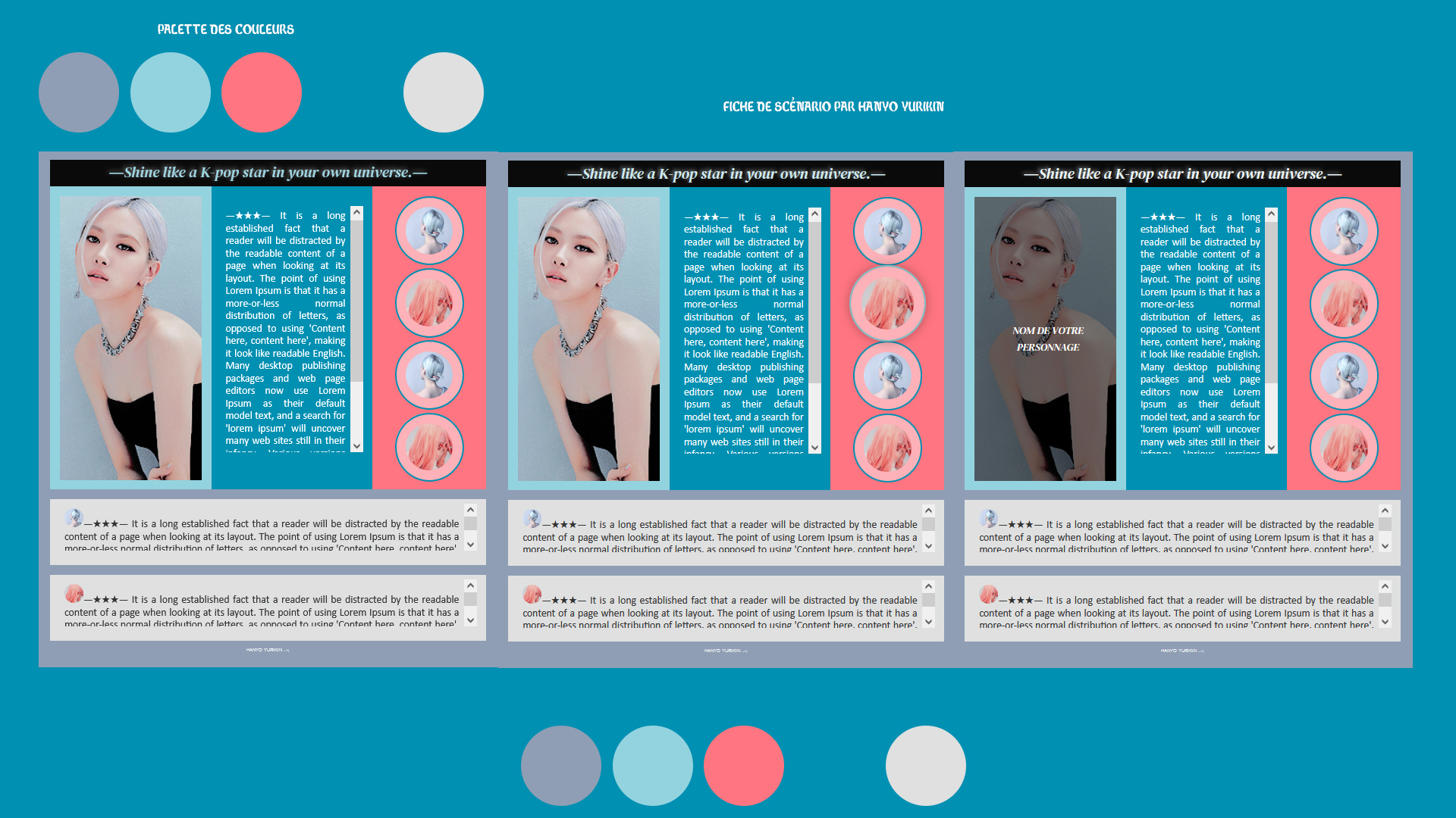 Shine like a K-pop star in your own universe, par Hanyo yurikin