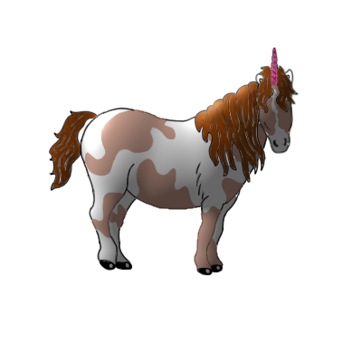 Poney Licorne, par Étoile de Foudre