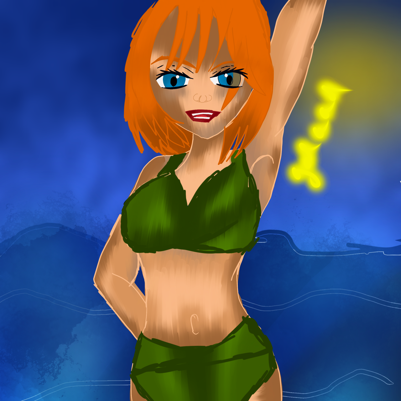 Flos en maillot, par Galaad Night