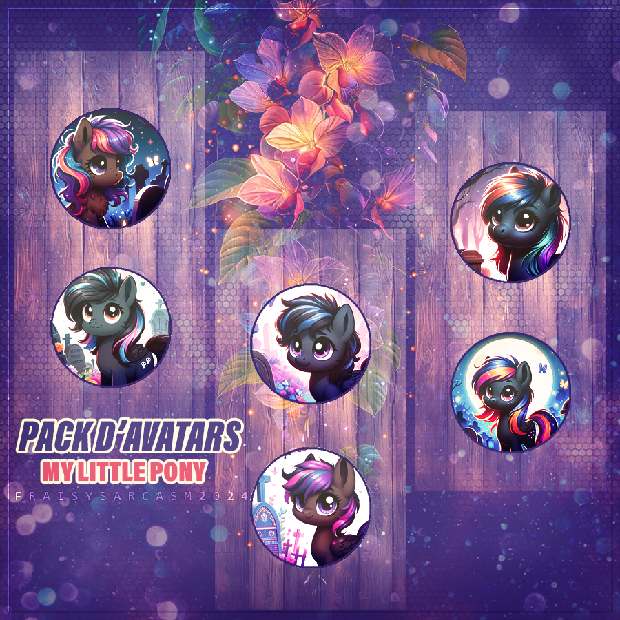 Pack d'avatars, par Fraisy Sarcasm