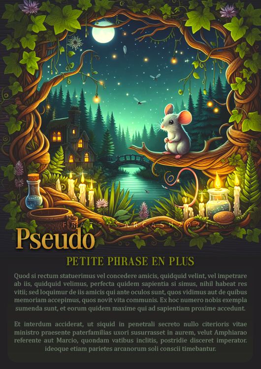 Souris 1 • Aperçu, par Fraisy Sarcasm