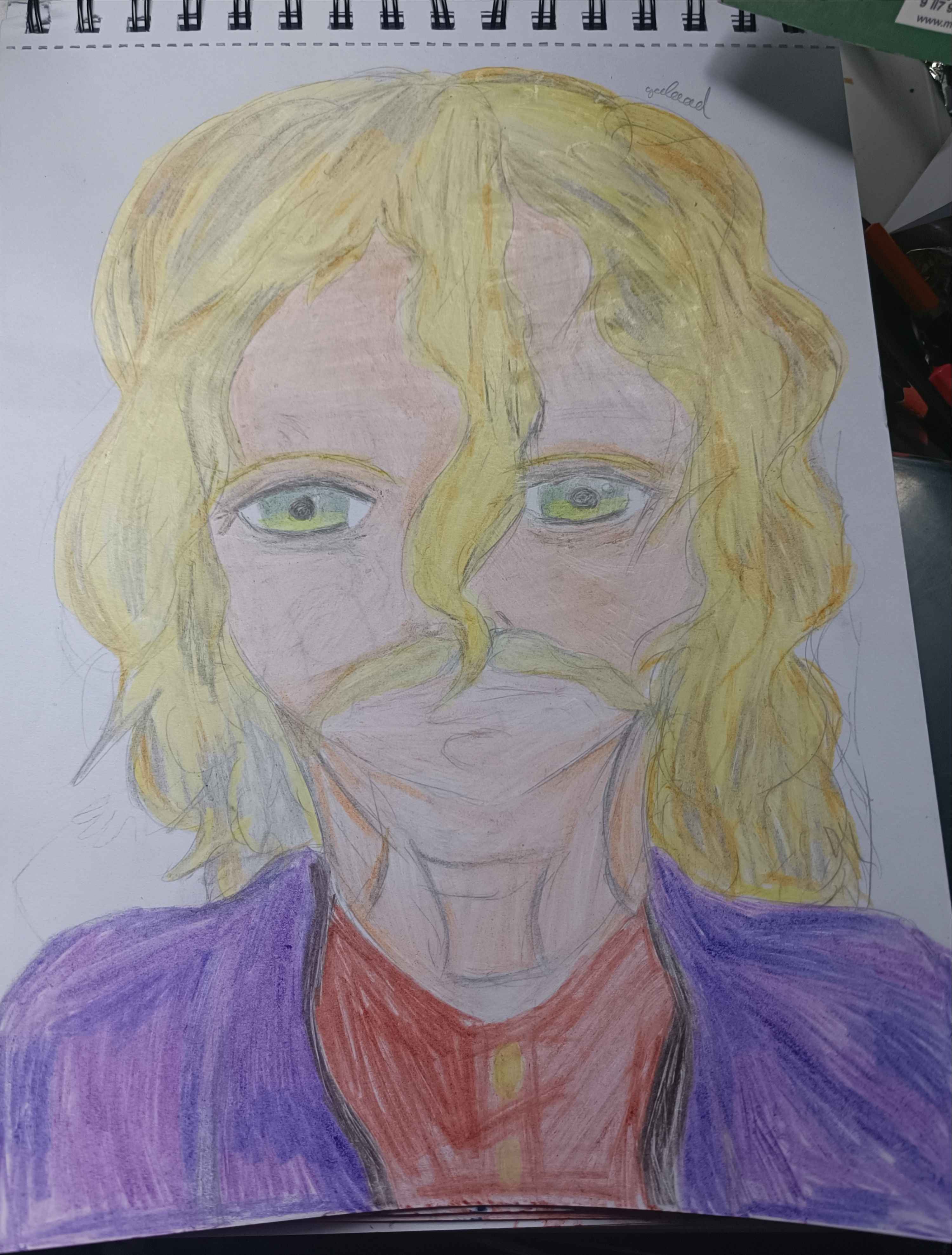 Un homme qui ressemble terriblement à Vercingétorix, par Galaad Night