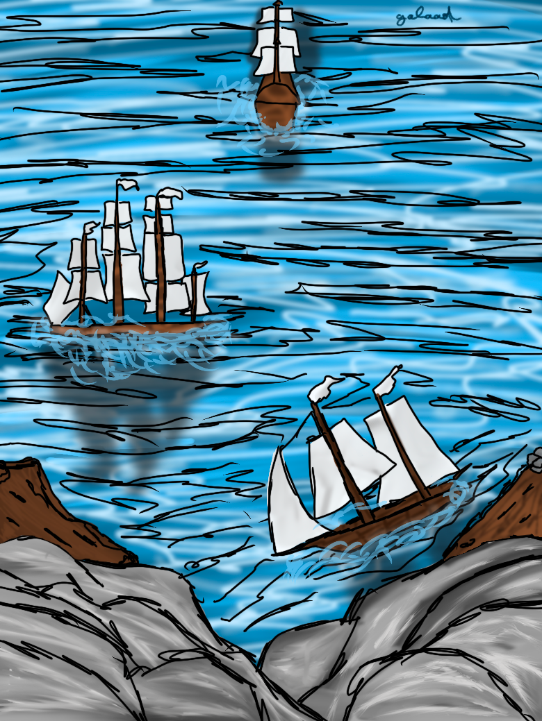 Bateau et navire, par Galaad Night