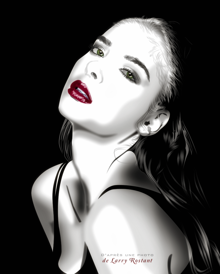 Jeunne fille de L.Rostant, par Tamara