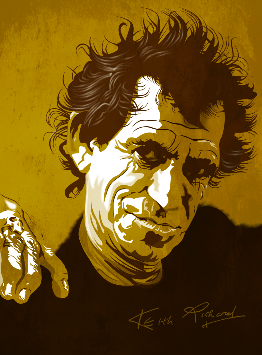 Keith Richards, par Tamara