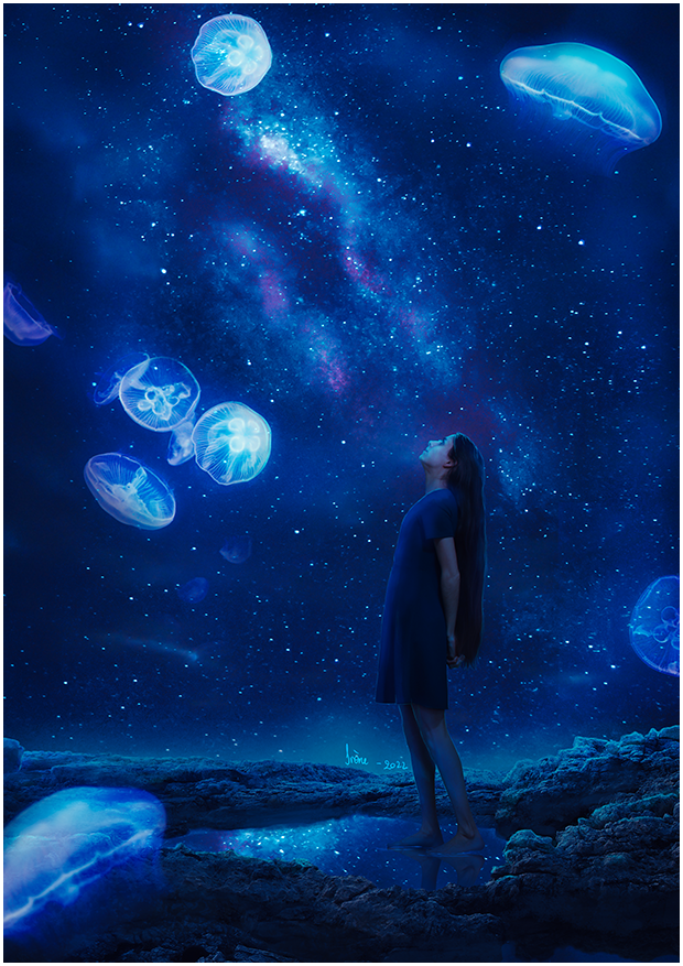 Looking up at the Stars, par Galad-El