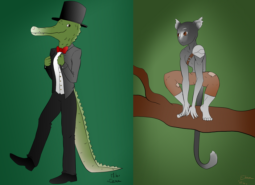 Victor et Méninges, par Elexa