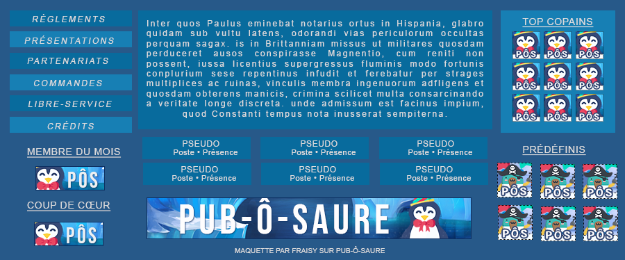 Maquette PA, par Fraisy Sarcasm