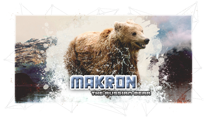 Makron the Russian Bear, par Aadelrun