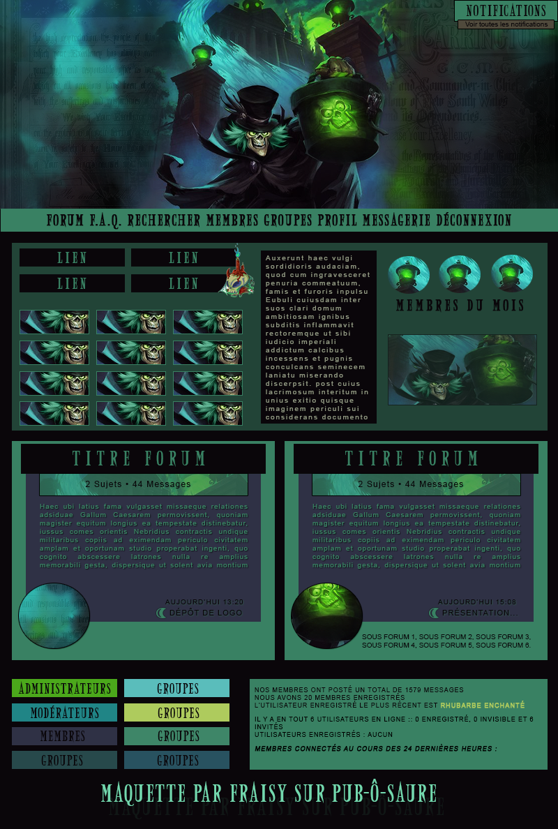 Maquette Complète Sans nom, par Fraisy Sarcasm