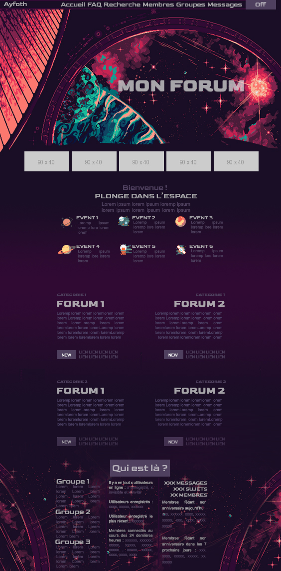 Maquette Spatial V1, par Ayfoth